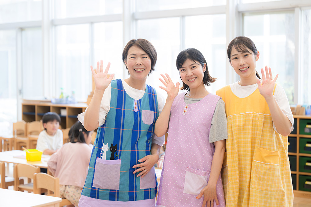 保育園での研修風景